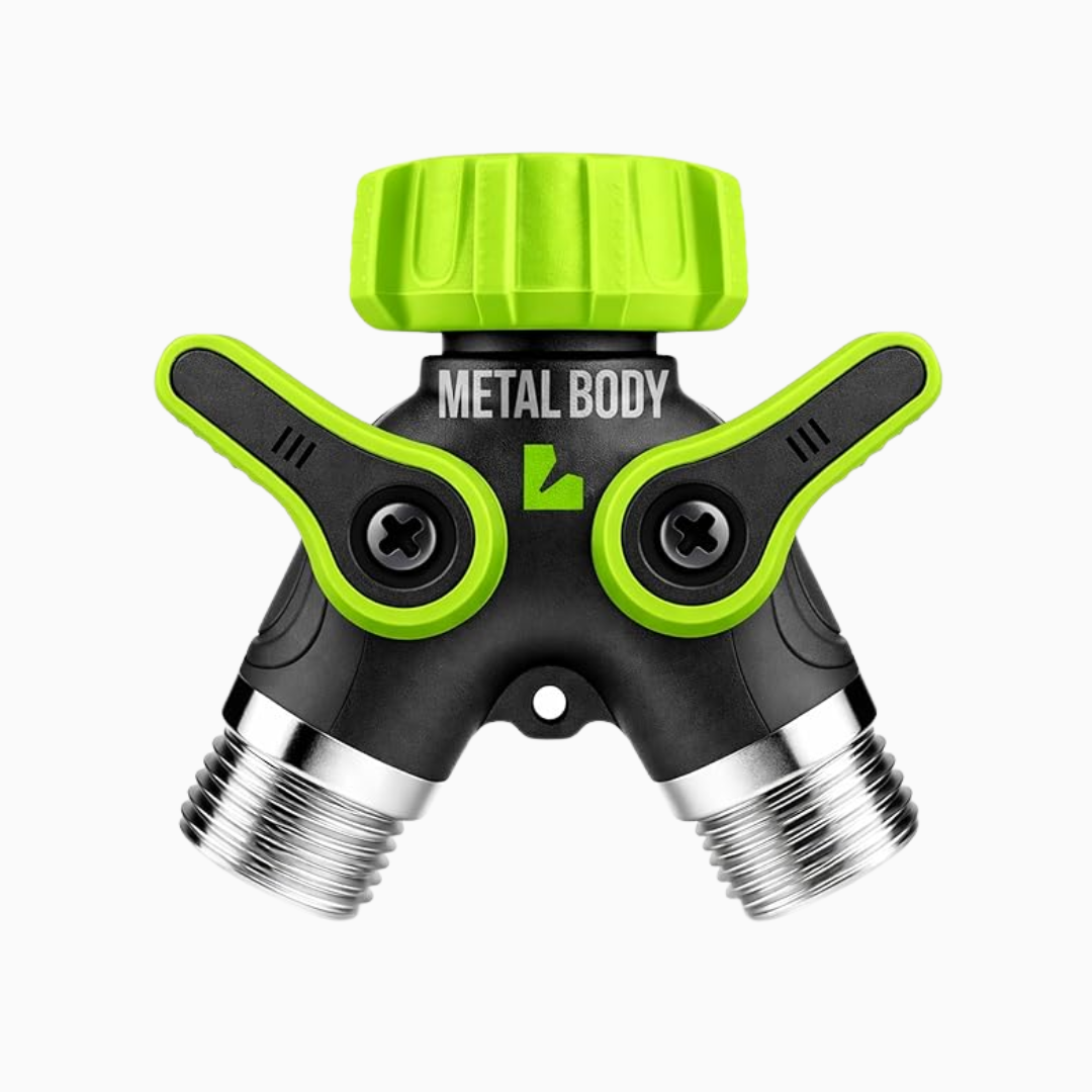 Metal Y Garden Hose Splitter